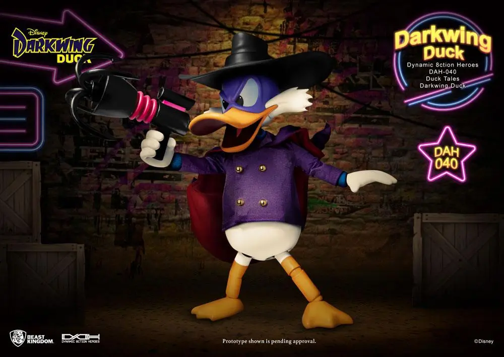 Darkwing Duck Dynamic 8ction Heroes 1/9 Darkwing Duck akciófigura 16 cm termékfotó