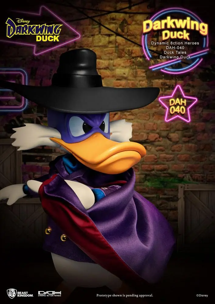 Darkwing Duck Dynamic 8ction Heroes 1/9 Darkwing Duck akciófigura 16 cm termékfotó