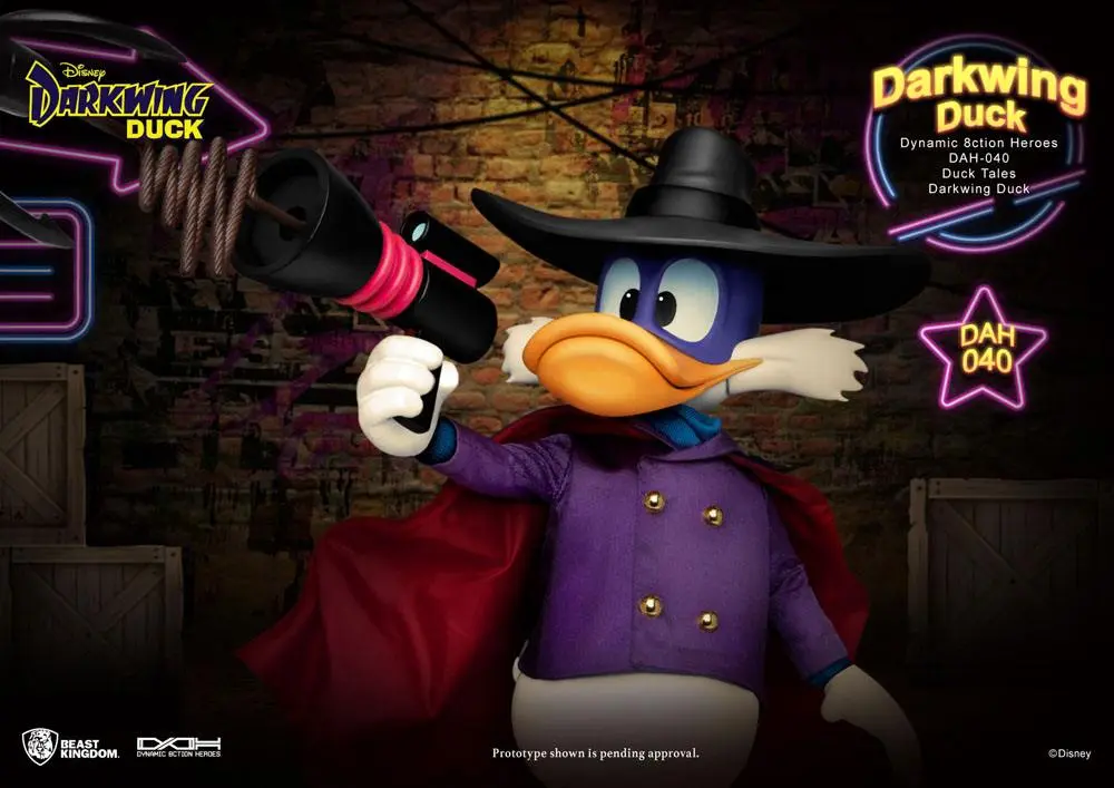 Darkwing Duck Dynamic 8ction Heroes 1/9 Darkwing Duck akciófigura 16 cm termékfotó