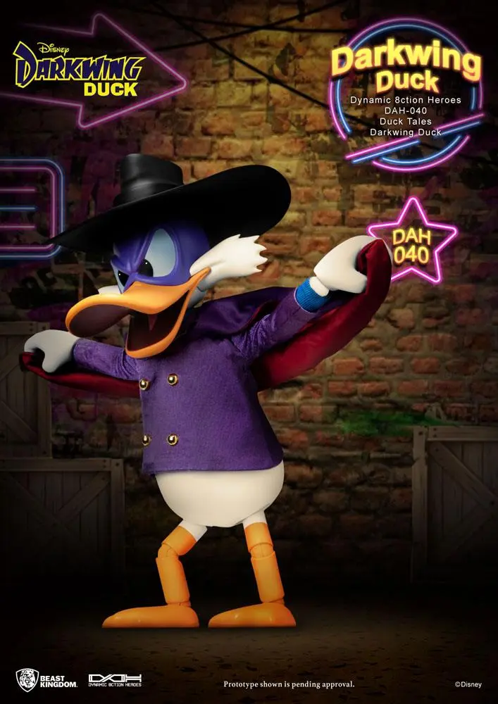 Darkwing Duck Dynamic 8ction Heroes 1/9 Darkwing Duck akciófigura 16 cm termékfotó