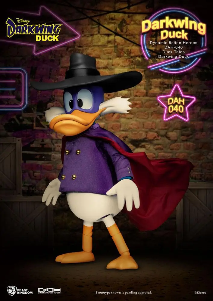 Darkwing Duck Dynamic 8ction Heroes 1/9 Darkwing Duck akciófigura 16 cm termékfotó