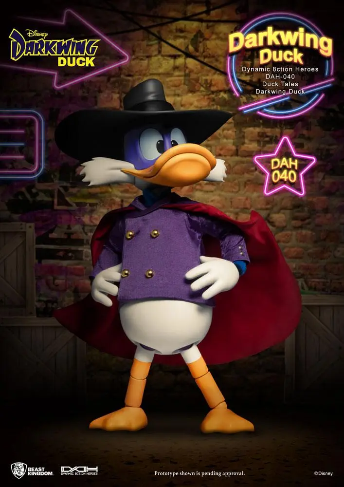 Darkwing Duck Dynamic 8ction Heroes 1/9 Darkwing Duck akciófigura 16 cm termékfotó