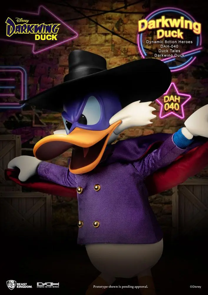 Darkwing Duck Dynamic 8ction Heroes 1/9 Darkwing Duck akciófigura 16 cm termékfotó