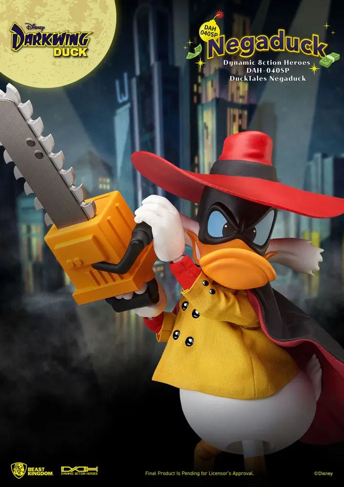 Darkwing Duck Dynamic 8ction Heroes 1/9 NegaDuck akciófigura 16 cm termékfotó