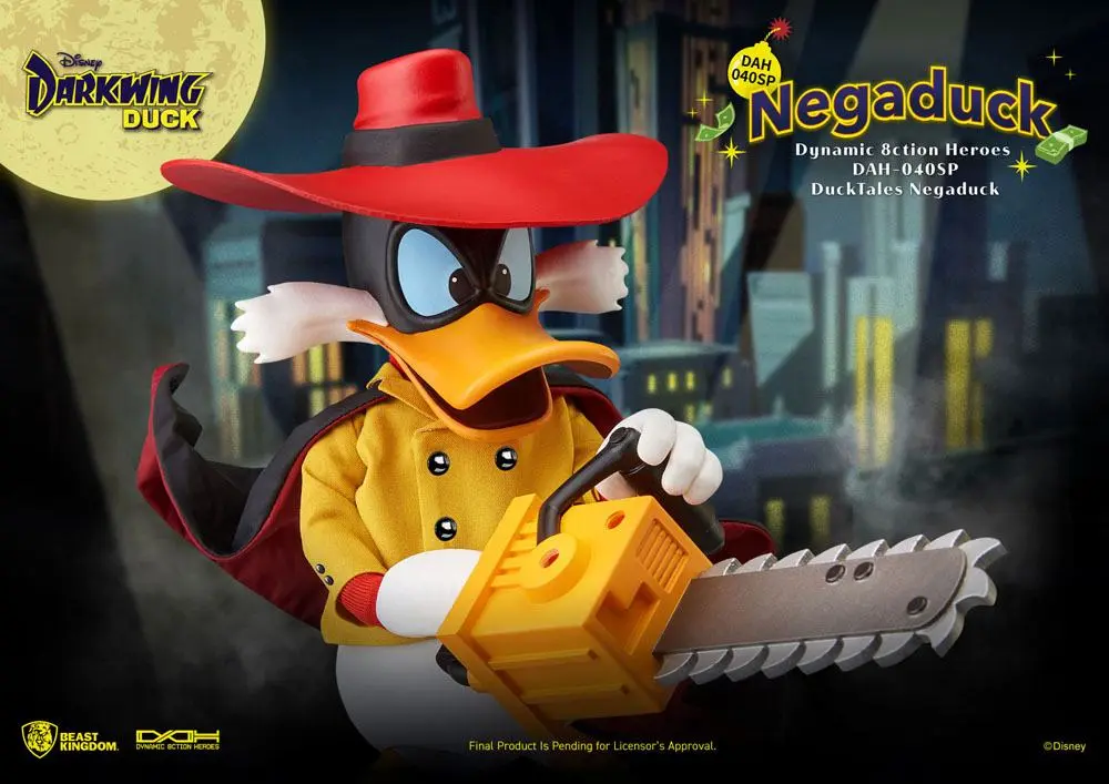 Darkwing Duck Dynamic 8ction Heroes 1/9 NegaDuck akciófigura 16 cm termékfotó