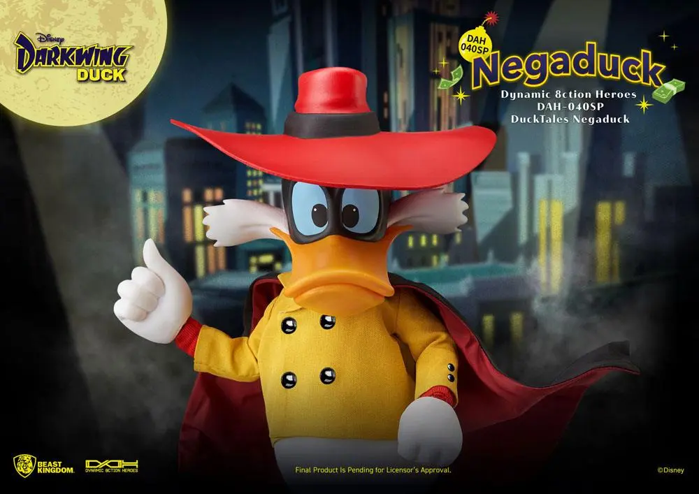 Darkwing Duck Dynamic 8ction Heroes 1/9 NegaDuck akciófigura 16 cm termékfotó