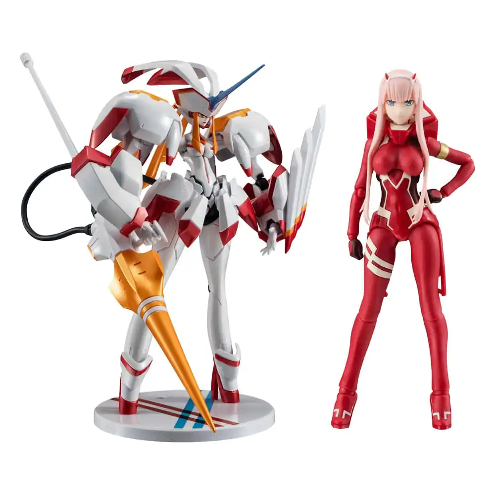 Darling in the Franxx S.H. Figuarts x The Robot Spirits Zero Two &amp; Strelizia 5th Anniversary akciófigura csomag 16 cm termékfotó