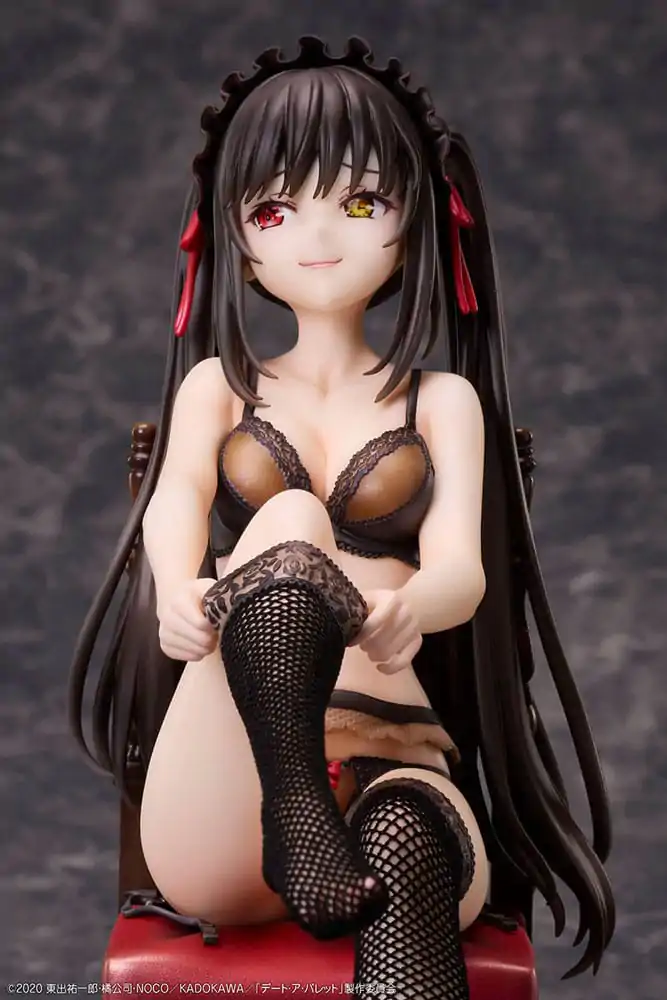 Date A Bullet 1/7 Kurumi Tokisaki & White Queen PVC szobor figurák 17 cm termékfotó