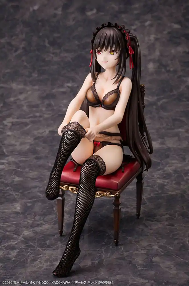 Date A Bullet 1/7 Kurumi Tokisaki & White Queen PVC szobor figurák 17 cm termékfotó