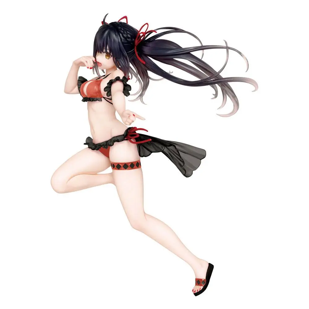 Date A Bullet Coreful Kurumi Tokisaki Swimsuit Ver. Renewal PVC szobor figura 20 cm termékfotó