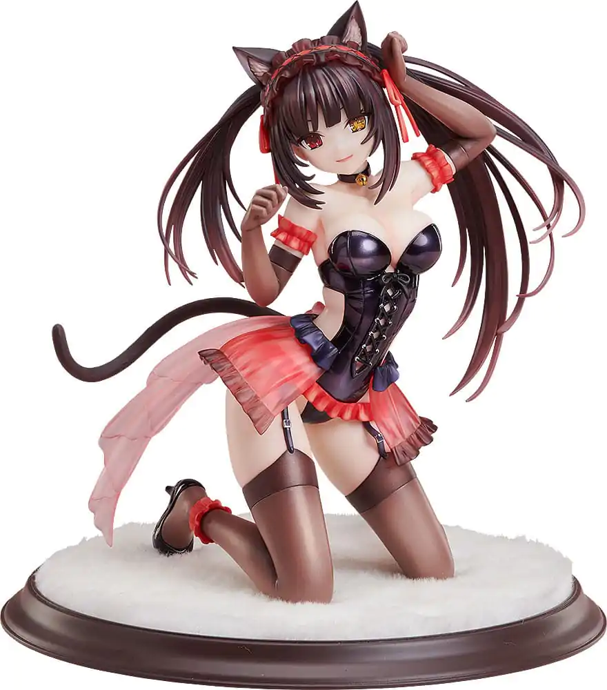 Date A Live 1/7 Kurumi Tokisaki Cat Ears Ver. szobor figura 17 cm termékfotó