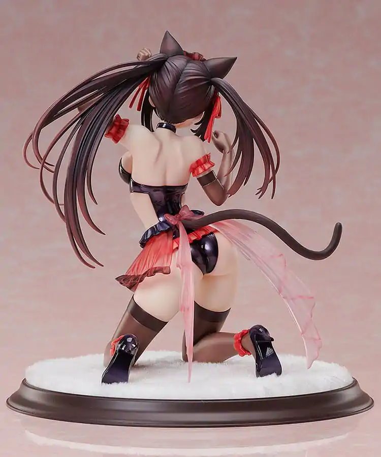 Date A Live 1/7 Kurumi Tokisaki Cat Ears Ver. szobor figura 17 cm termékfotó