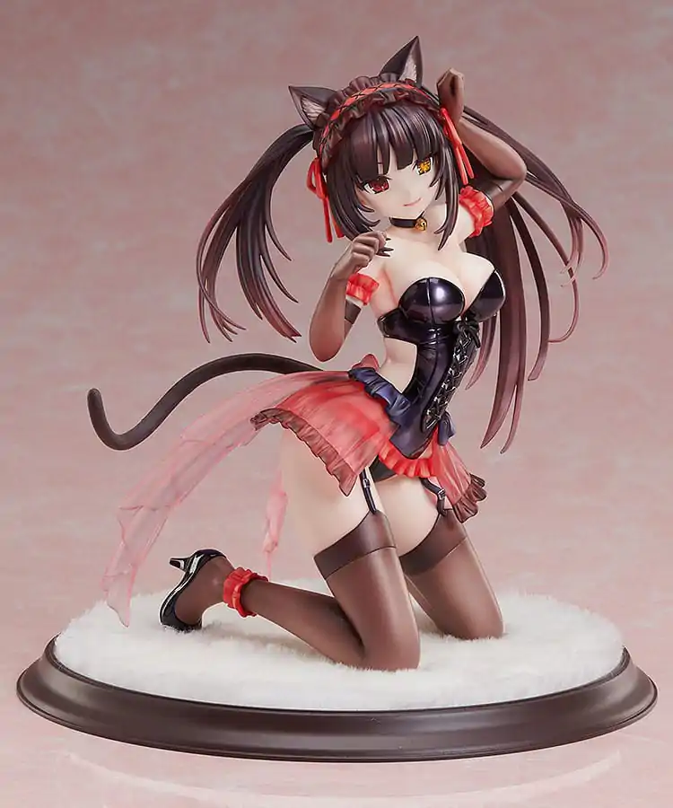 Date A Live 1/7 Kurumi Tokisaki Cat Ears Ver. szobor figura 17 cm termékfotó