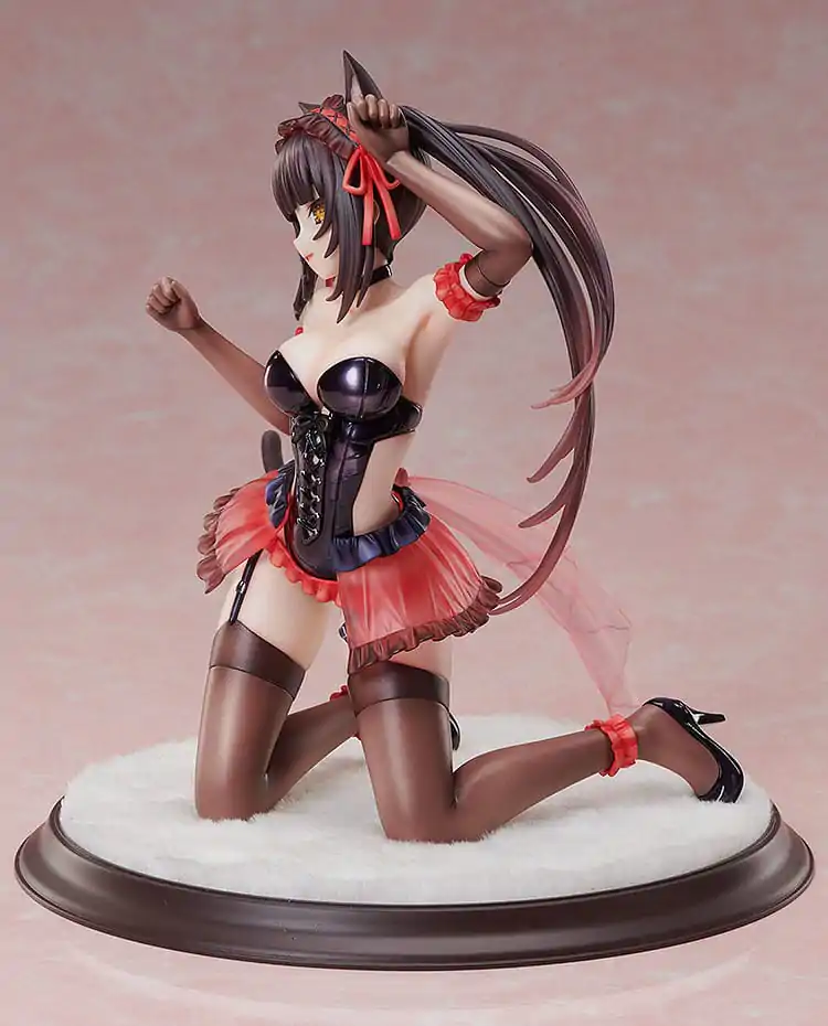 Date A Live 1/7 Kurumi Tokisaki Cat Ears Ver. szobor figura 17 cm termékfotó