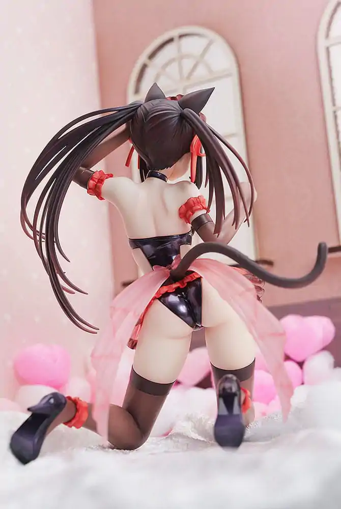 Date A Live 1/7 Kurumi Tokisaki Cat Ears Ver. szobor figura 17 cm termékfotó