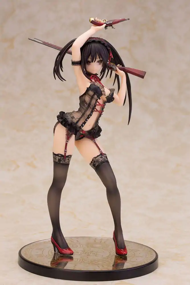 Date A Live 1/7 Kurumi Tokisaki Lingerie Ver. Black Special Edition szobor figura 24 cm termékfotó