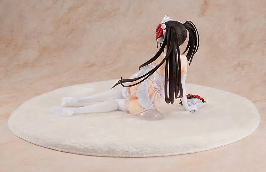 Date A Live 1/7 Light Novel Edition Kurumi Tokisaki: Wedding Dress Ver. PVC szobor figura 13 cm termékfotó