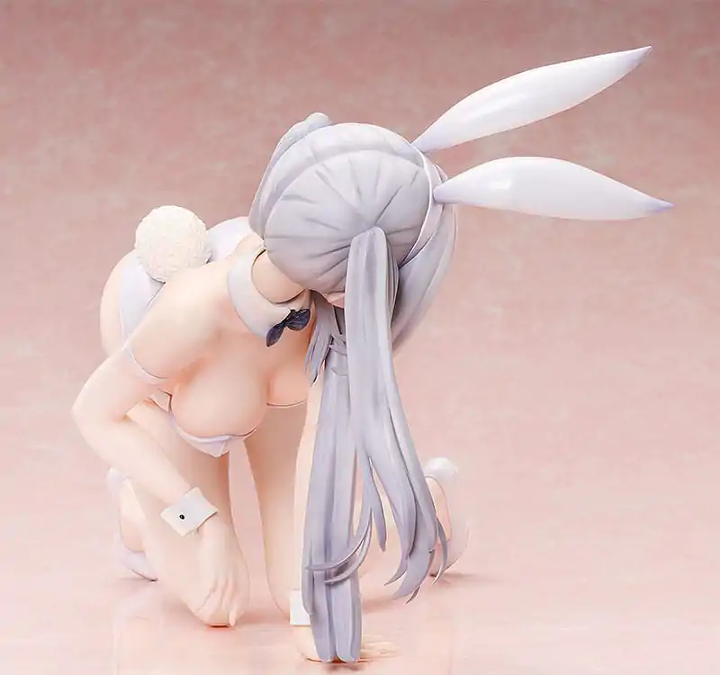 Date A Live: Date A Bullet 1/4 White Queen Bare Leg Bunny Ver. szobor figura 20 cm termékfotó