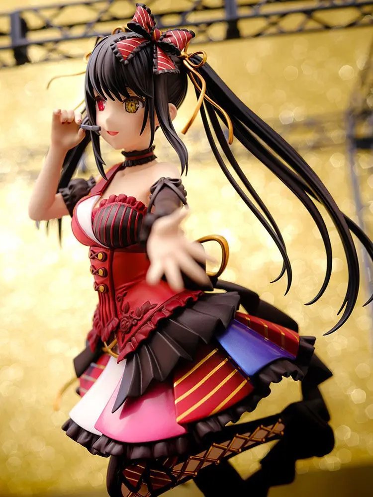 Date A Live: Date A Bullet 1/7 Kurumi Tokisaki Idol Ver. szobor figura 24 cm termékfotó
