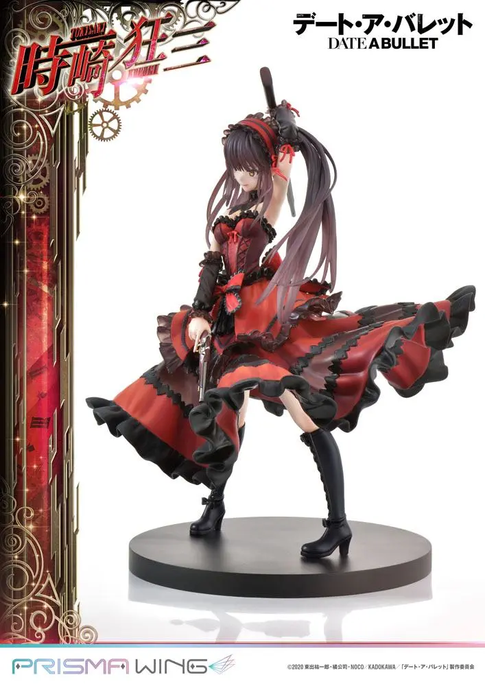 Date A Live Fragment: Date A Bullet Prisma Wing 1/7 Kurumi Tokisaki PVC szobor figura 27 cm termékfotó