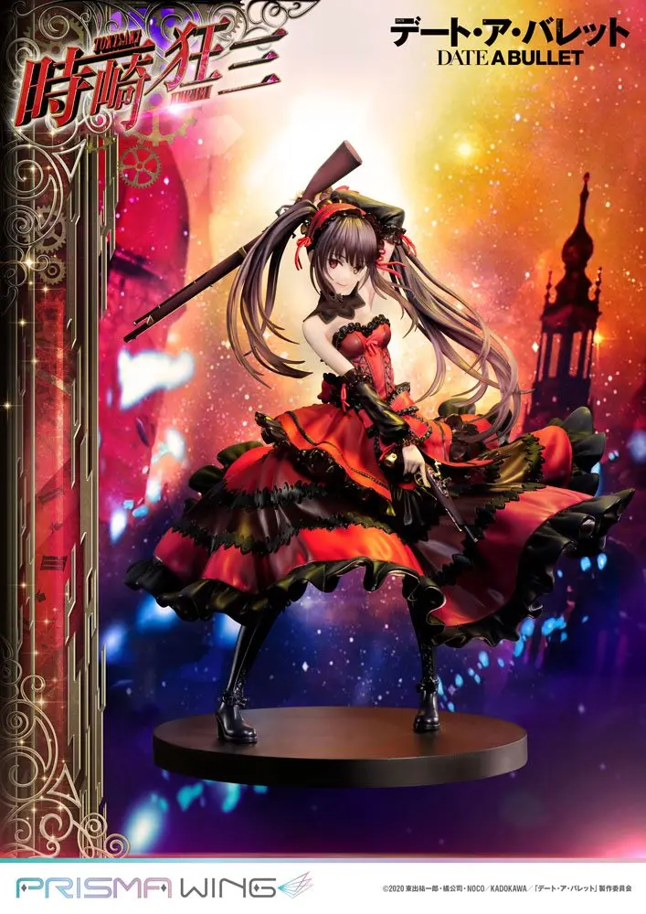 Date A Live Fragment: Date A Bullet Prisma Wing 1/7 Kurumi Tokisaki PVC szobor figura 27 cm termékfotó