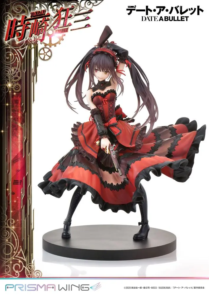 Date A Live Fragment: Date A Bullet Prisma Wing 1/7 Kurumi Tokisaki PVC szobor figura 27 cm termékfotó