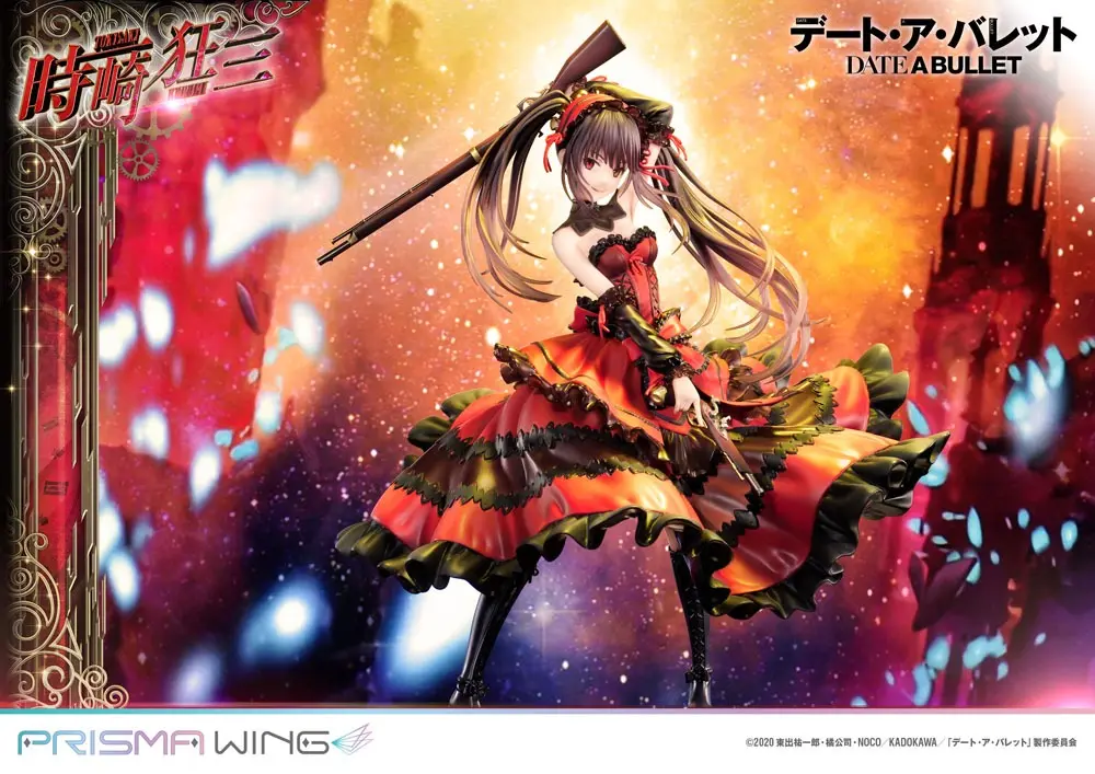 Date A Live Fragment: Date A Bullet Prisma Wing 1/7 Kurumi Tokisaki PVC szobor figura 27 cm termékfotó