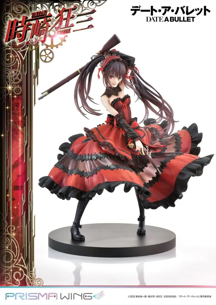 Date A Live Fragment: Date A Bullet Prisma Wing 1/7 Kurumi Tokisaki PVC szobor figura 27 cm termékfotó