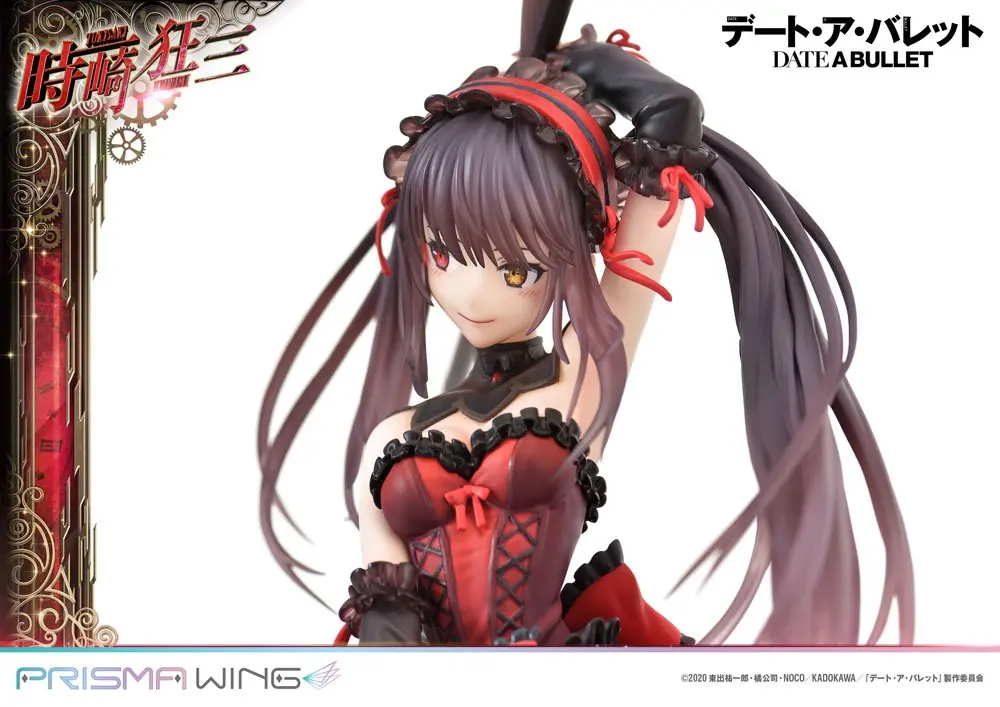 Date A Live Fragment: Date A Bullet Prisma Wing 1/7 Kurumi Tokisaki PVC szobor figura 27 cm termékfotó