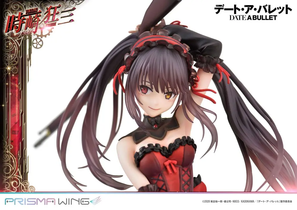 Date A Live Fragment: Date A Bullet Prisma Wing 1/7 Kurumi Tokisaki PVC szobor figura 27 cm termékfotó