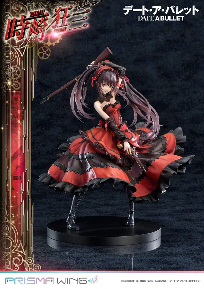 Date A Live Fragment: Date A Bullet Prisma Wing 1/7 Kurumi Tokisaki PVC szobor figura 27 cm termékfotó