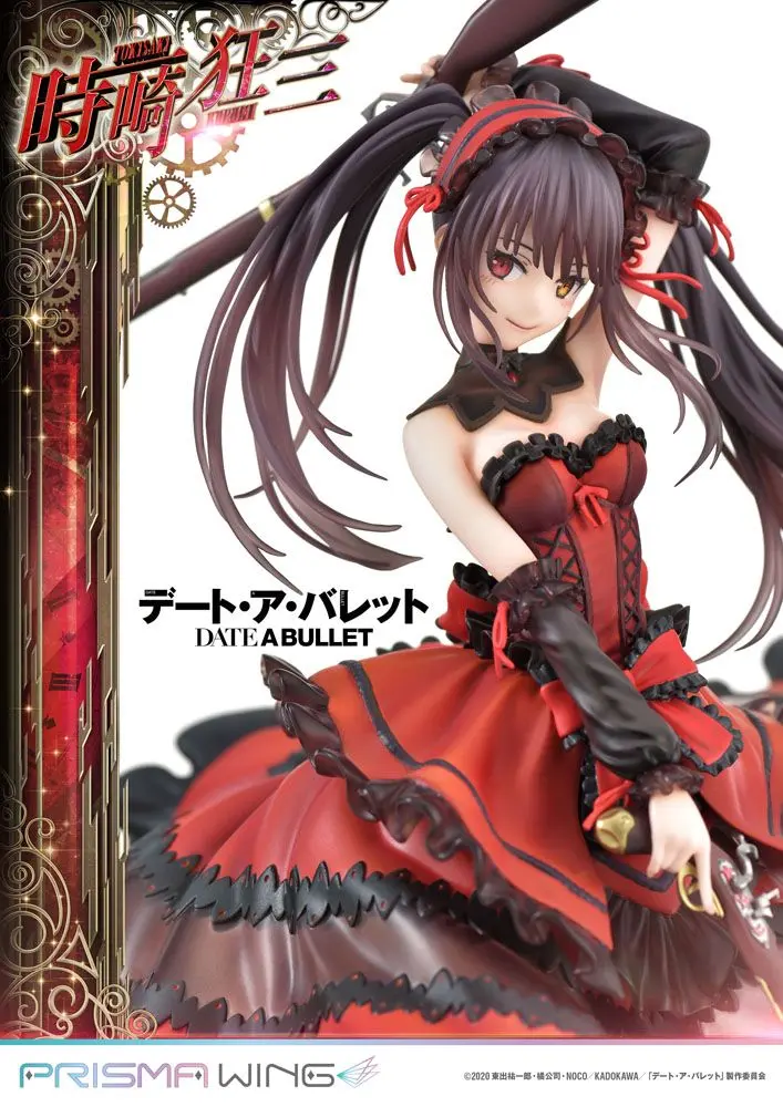 Date A Live Fragment: Date A Bullet Prisma Wing 1/7 Kurumi Tokisaki PVC szobor figura 27 cm termékfotó