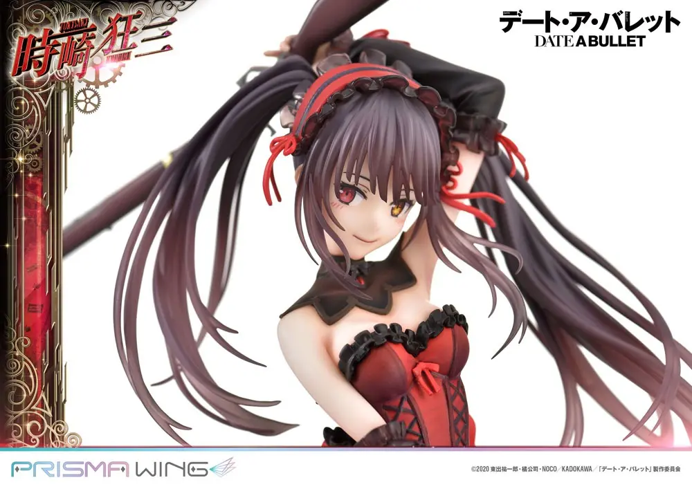 Date A Live Fragment: Date A Bullet Prisma Wing 1/7 Kurumi Tokisaki PVC szobor figura 27 cm termékfotó