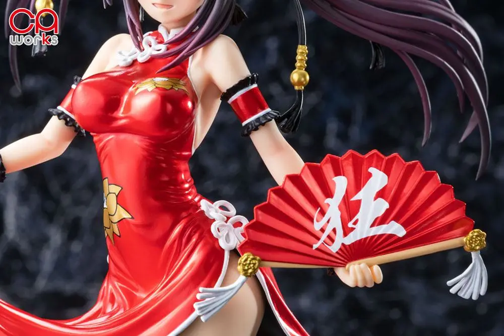 Date A Live III 1/7 Kurumi Tokisaki China Dress Ver. Repaint Color PVC szobor figura 23 cm termékfotó