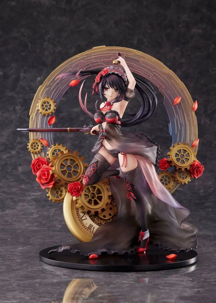 Date A Live IV 1/7 Kurumi Tokisaki Lingerie Swimwear Ver. PVC szobor figura 27 cm termékfotó