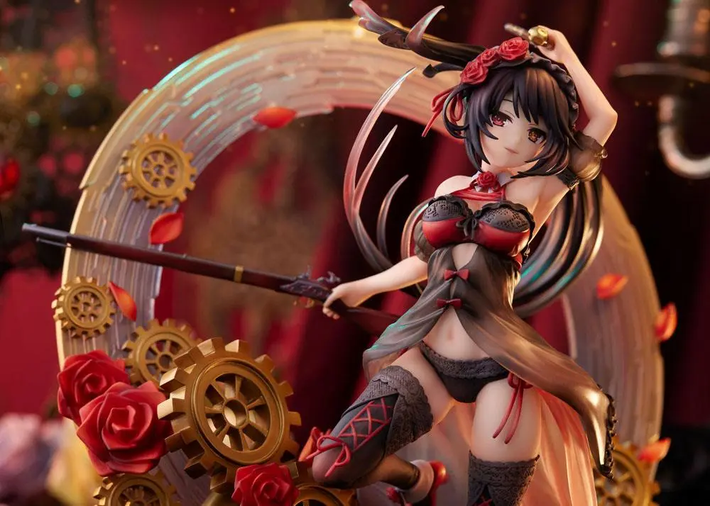 Date A Live IV 1/7 Kurumi Tokisaki Lingerie Swimwear Ver. PVC szobor figura 27 cm termékfotó