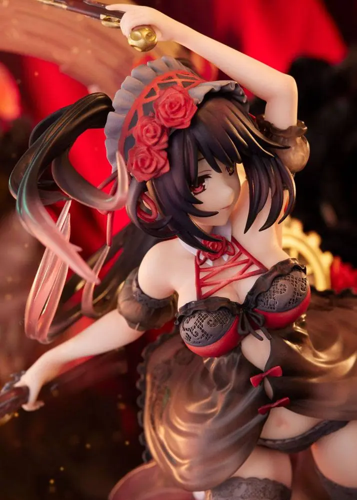 Date A Live IV 1/7 Kurumi Tokisaki Lingerie Swimwear Ver. PVC szobor figura 27 cm termékfotó