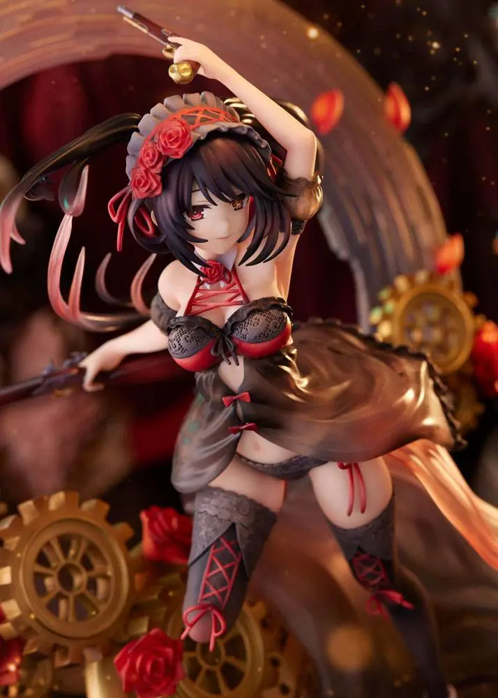 Date A Live IV 1/7 Kurumi Tokisaki Lingerie Swimwear Ver. PVC szobor figura 27 cm termékfotó