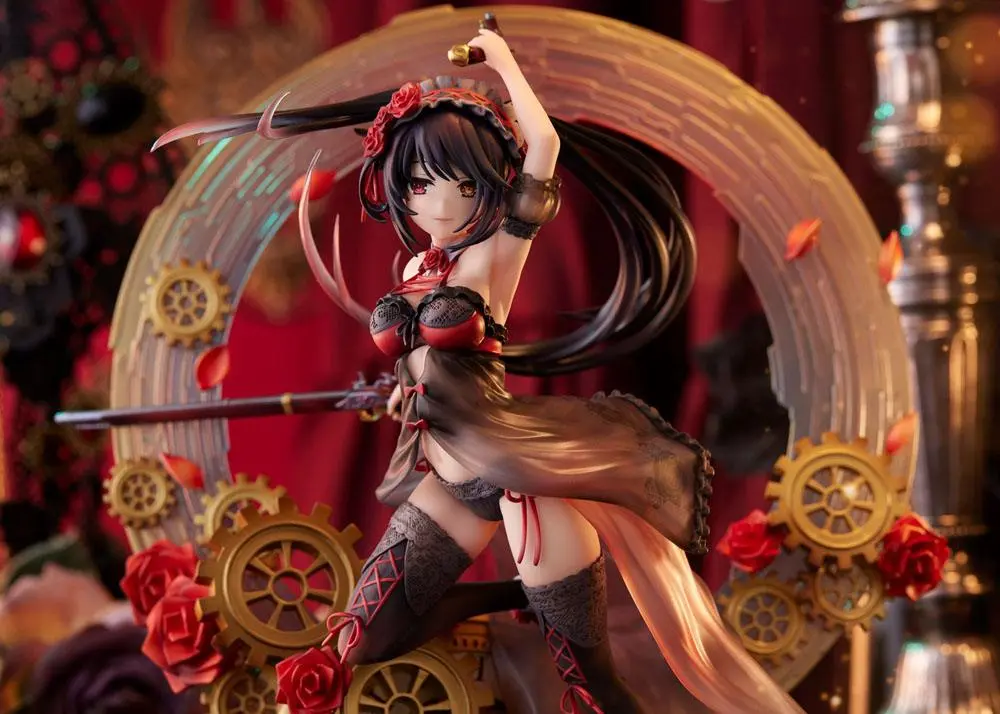 Date A Live IV 1/7 Kurumi Tokisaki Lingerie Swimwear Ver. PVC szobor figura 27 cm termékfotó