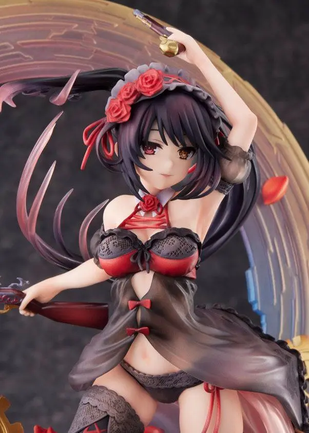 Date A Live IV 1/7 Kurumi Tokisaki Lingerie Swimwear Ver. PVC szobor figura 27 cm termékfotó