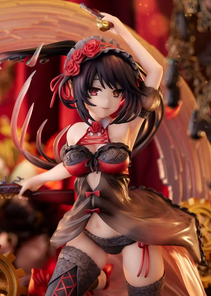 Date A Live IV 1/7 Kurumi Tokisaki Lingerie Swimwear Ver. PVC szobor figura 27 cm termékfotó