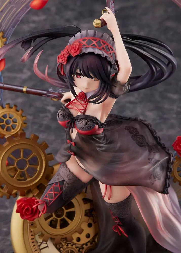 Date A Live IV 1/7 Kurumi Tokisaki Lingerie Swimwear Ver. PVC szobor figura 27 cm termékfotó