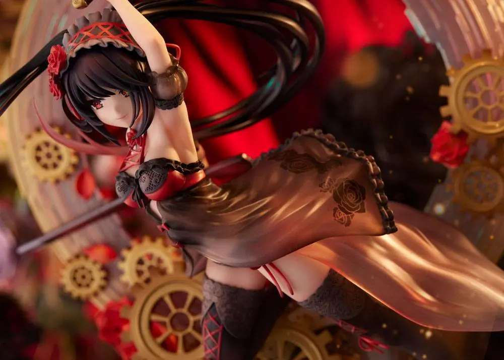 Date A Live IV 1/7 Kurumi Tokisaki Lingerie Swimwear Ver. PVC szobor figura 27 cm termékfotó