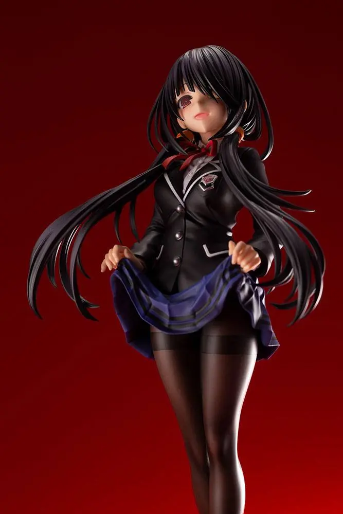 Date A Live IV 1/7 Kurumi Tokisaki School Uniform Ver. Bonus Edition PVC szobor figura 23 cm termékfotó