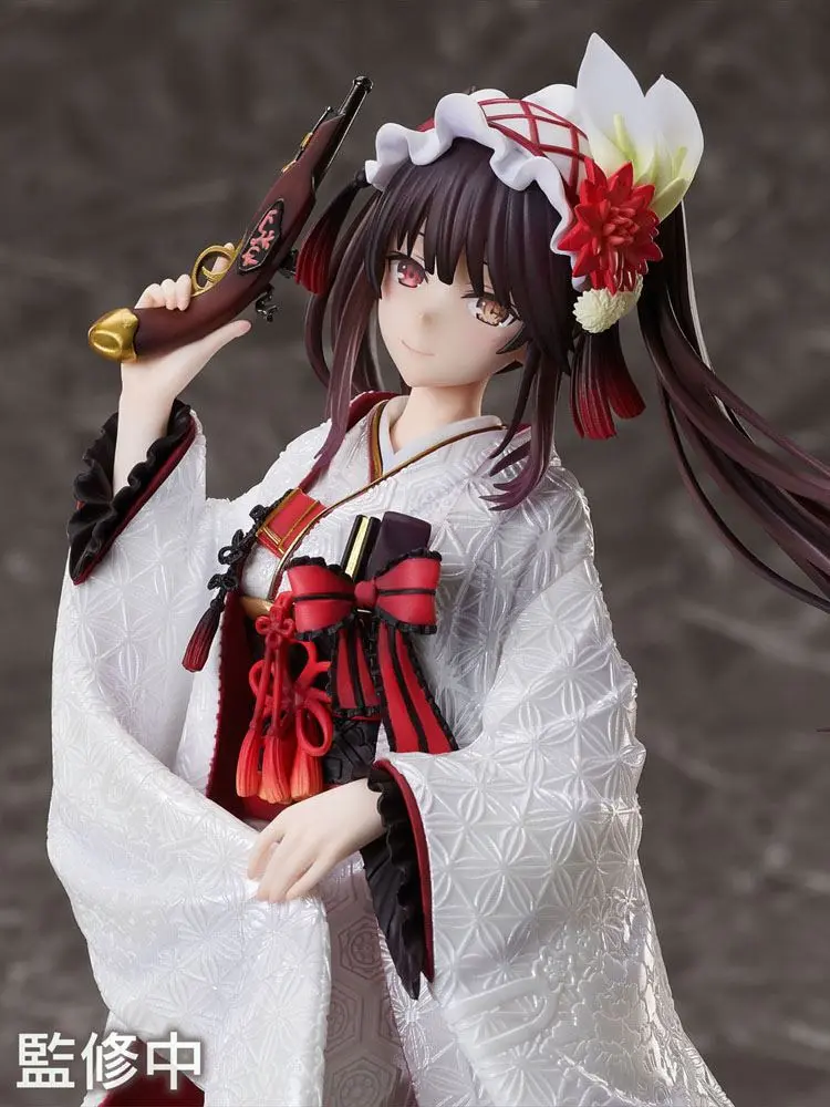 Date A Live IV 1/7 Kurumi Tokisaki Shiromuku PVC szobor figura 22 cm termékfotó