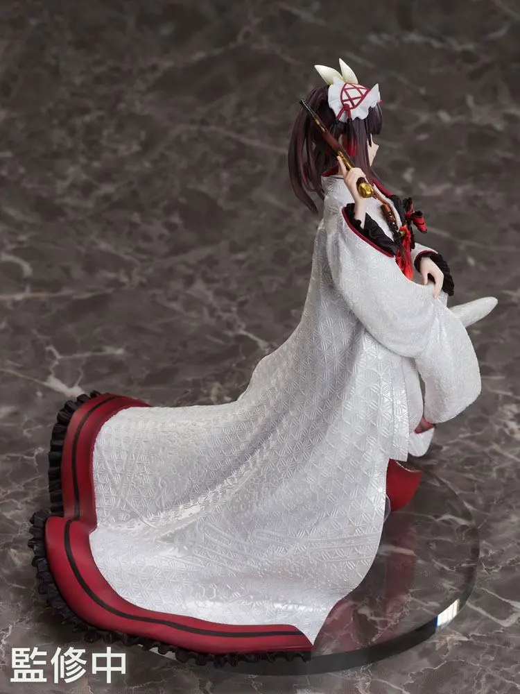 Date A Live IV 1/7 Kurumi Tokisaki Shiromuku PVC szobor figura 22 cm termékfotó