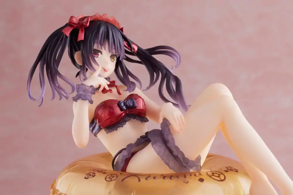 Date A Live IV Aqua Float Girls figura Kurumi Tokisaki PVC szobor figura 10 cm termékfotó