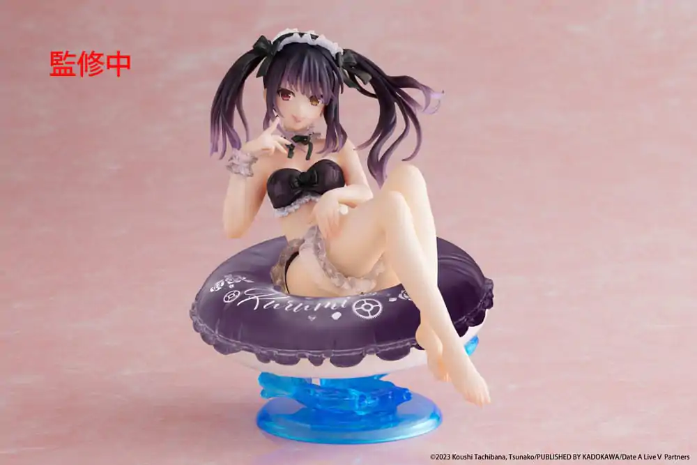 Date A Live IV Aqua Float Girls figura Kurumi Tokisaki Renewal Edition PVC szobor figura 10 cm termékfotó