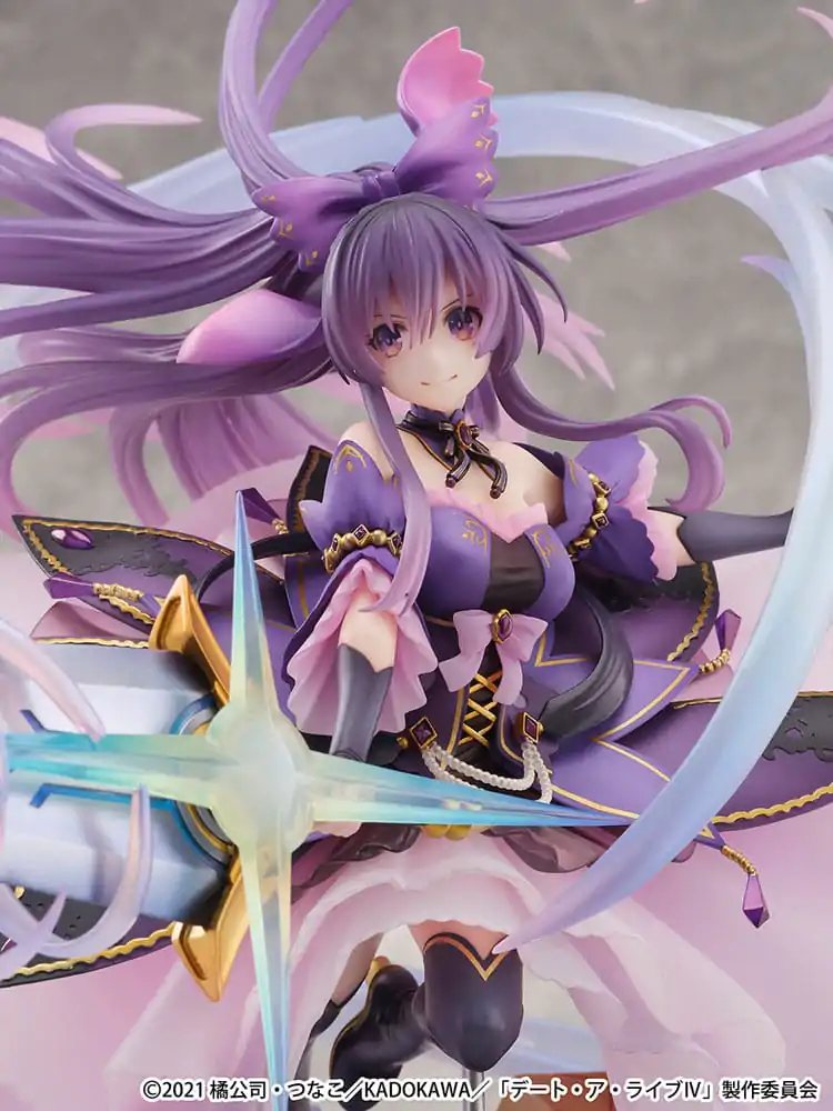 Date A Live IV SHIBUYA SCRAMBLE FIGURE 1/6 Tohka Yatogami hercegnő Amethyst Dress Ver. PVC szobor figura 32 cm termékfotó