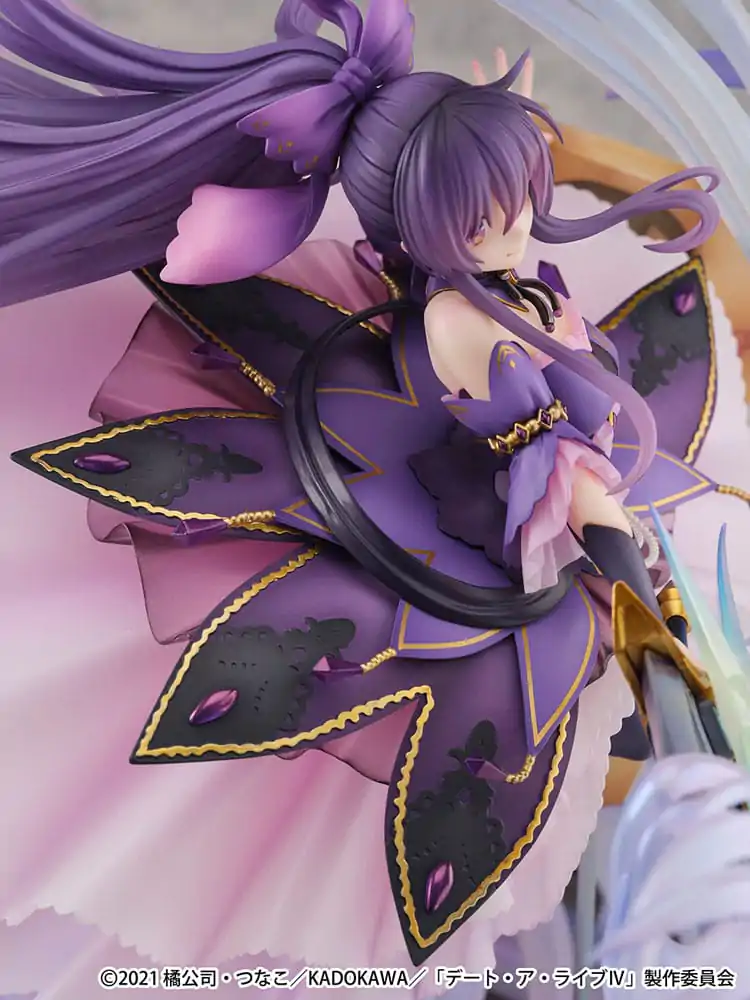 Date A Live IV SHIBUYA SCRAMBLE FIGURE 1/6 Tohka Yatogami hercegnő Amethyst Dress Ver. PVC szobor figura 32 cm termékfotó